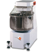 Spiral Mixer can handle 30 kgs (66 lbs) of dough, Two speed motor